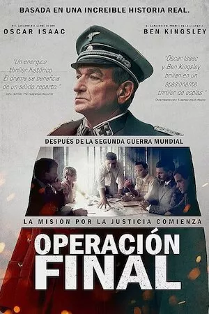 Poster Operation Finale (Operación final)
