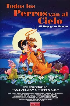 Poster Todos los perros van al cielo