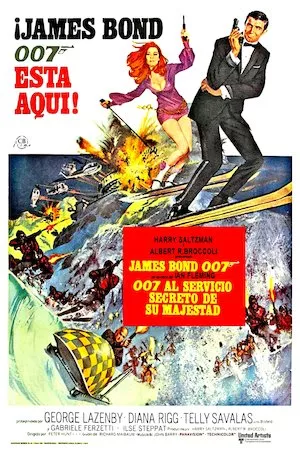 Poster 007: Al servicio de Su Majestad