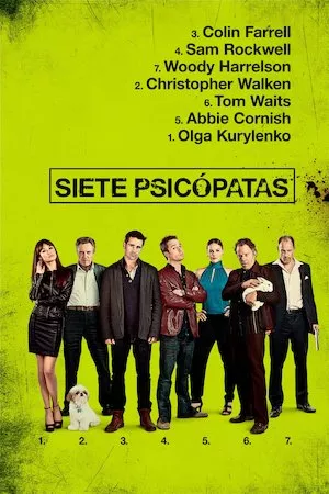 Poster Seven Psychopaths (Siete psicópatas)