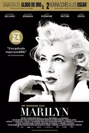 Poster My Week with Marilyn (Mi semana con Marilyn)