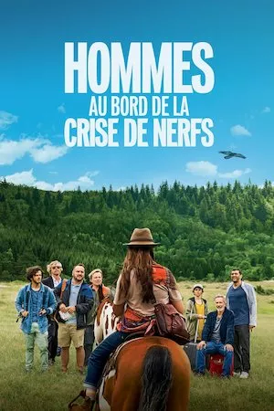 Hommes au bord de la crise de nerfs