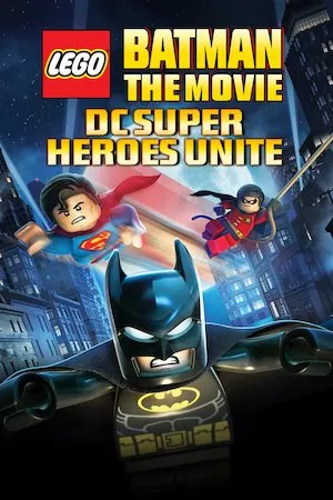 Poster Lego Batman la Película. El Regreso de los Superheroes de DC