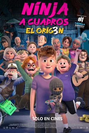 Poster Ninja a cuadros: el orig3n