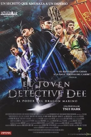Poster El joven detective Dee. El poder del dragón marino