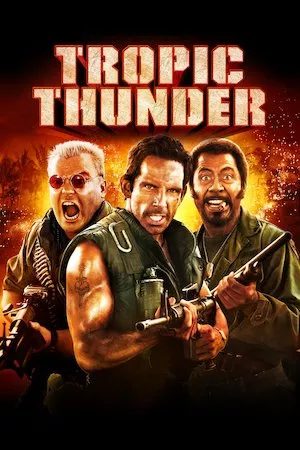 Poster Tropic Thunder (Una guerra de película)