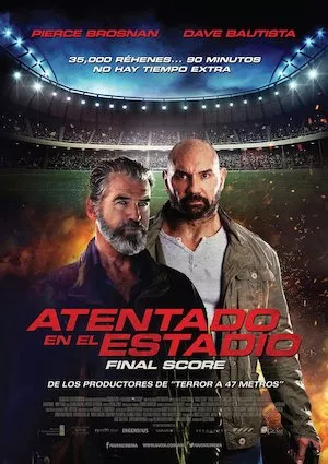 Poster Final Score (Atentado en el estadio)