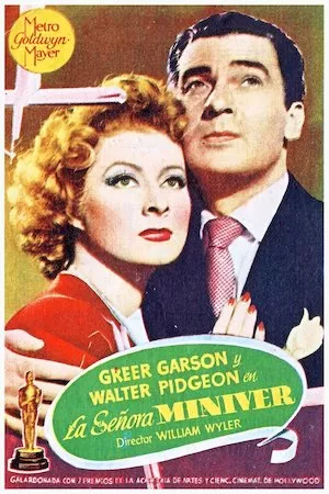 Poster Mrs. Miniver (Rosa de Abolengo)