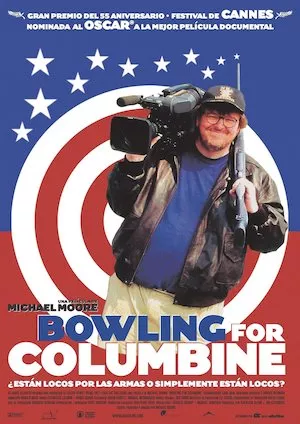 Poster Bowling for Columbine: Un país en armas