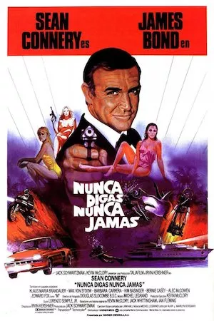 Poster Nunca digas nunca jamás