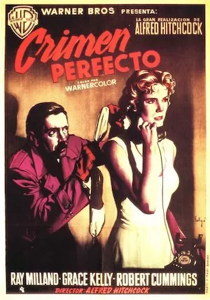 Poster Dial M for Murder (Con M de Muerte)