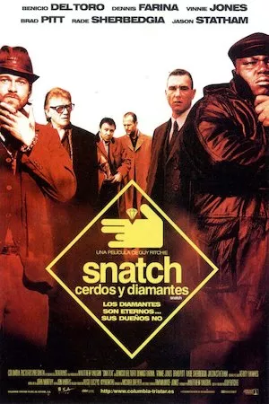 Poster Snatch: Cerdos y diamantes
